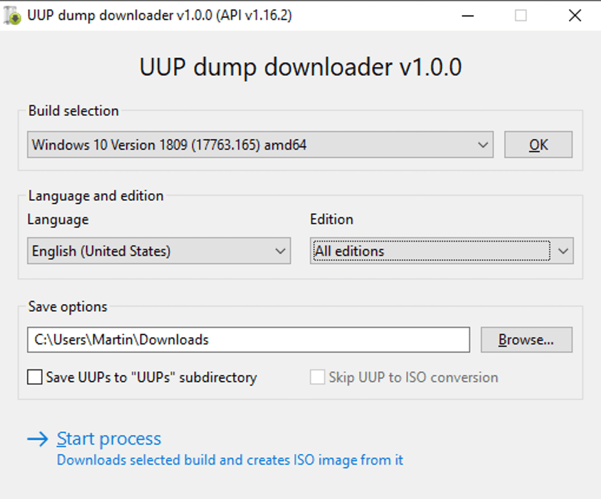 Windows 10 Download Sources Uup Aria Iso